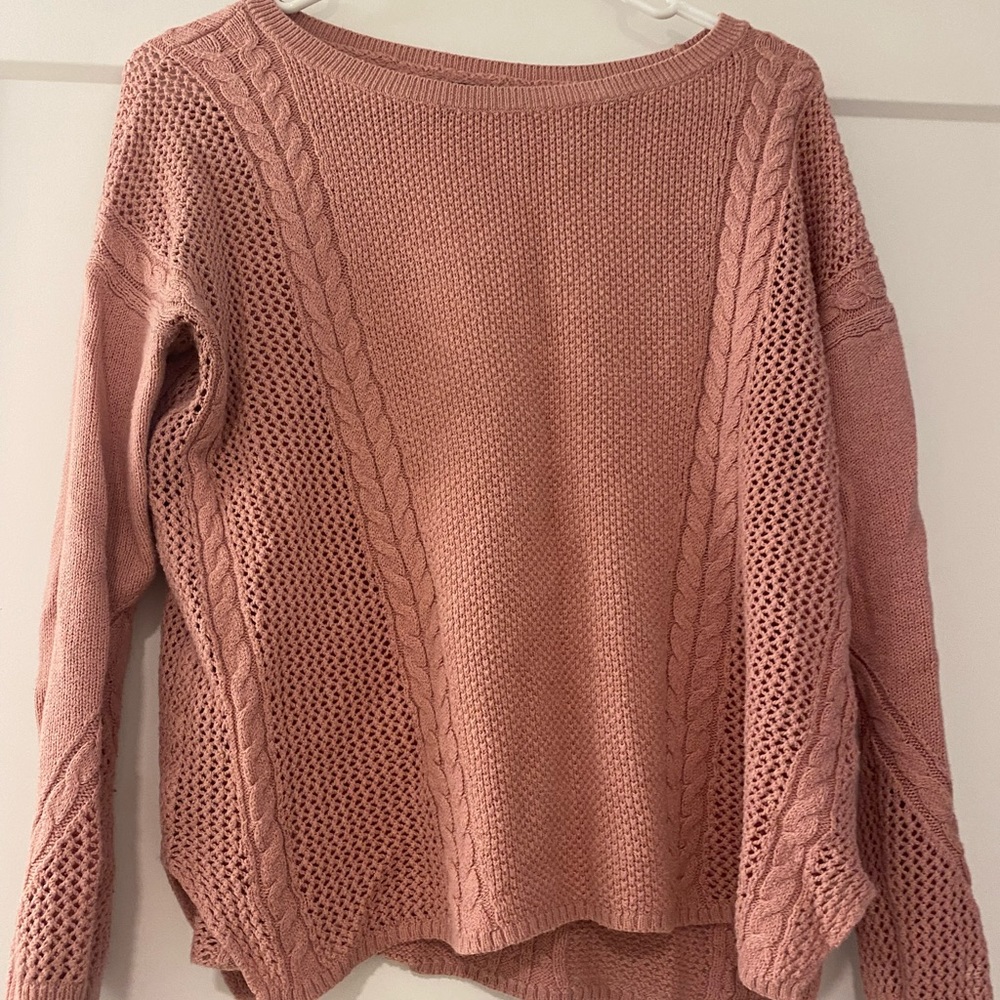 Cute pink sweater from American Eagle